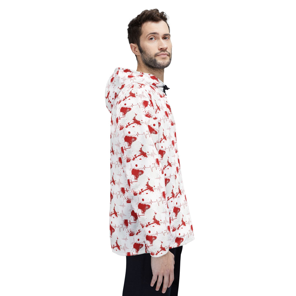 Blood Splatter Windbreaker Jacket