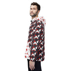 Blood Splatter Pattern Windbreaker Jacket