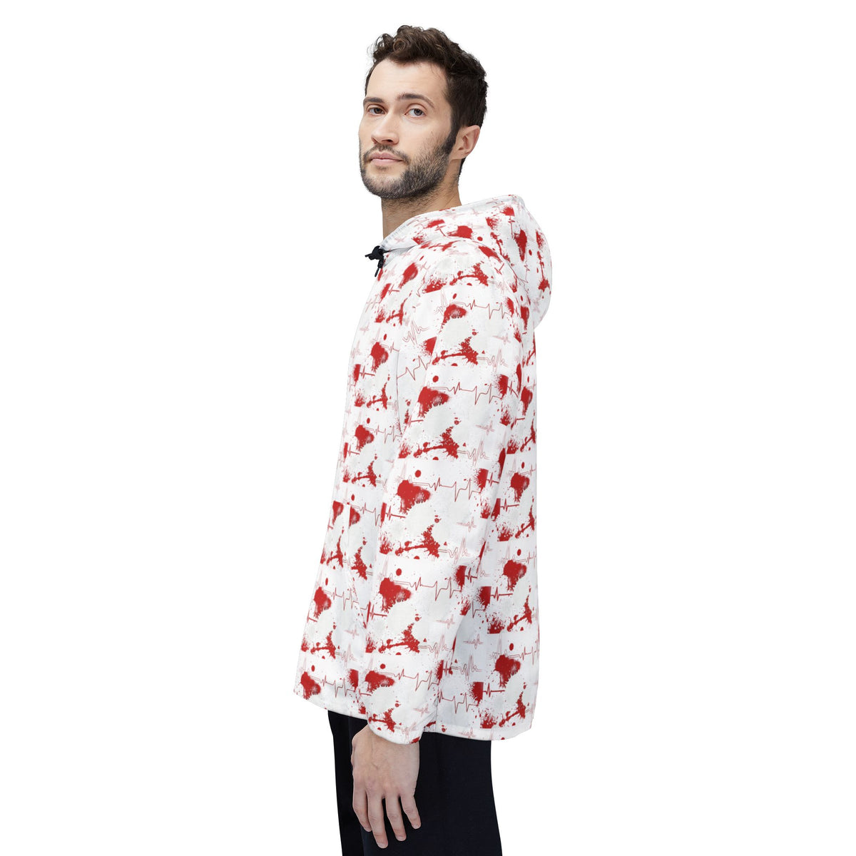 Blood Splatter Windbreaker Jacket