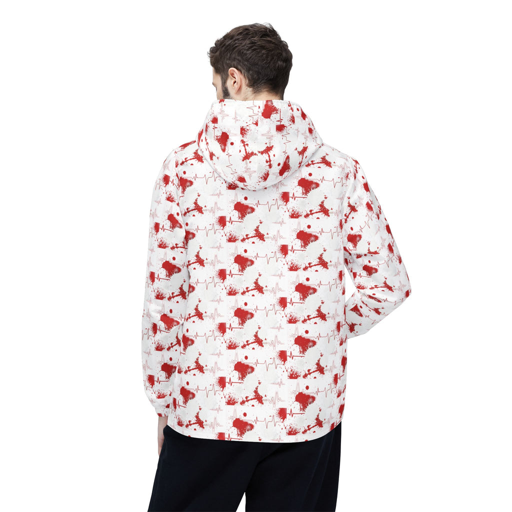 Blood Splatter Windbreaker Jacket
