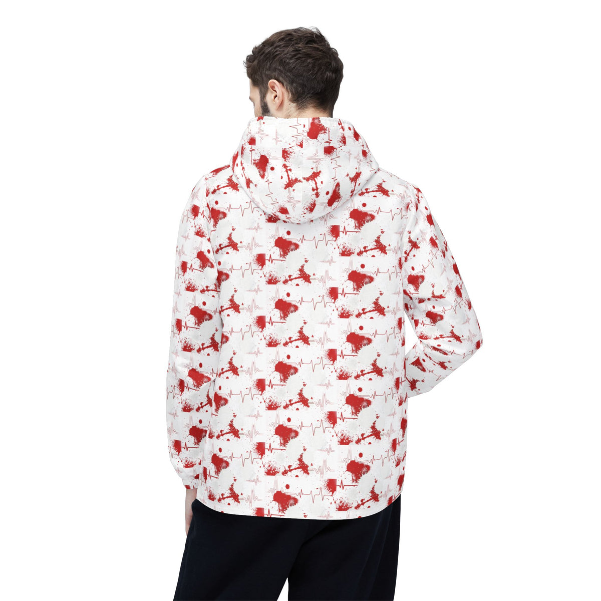 Blood Splatter Windbreaker Jacket