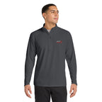 Quarter-Zip Pullover — Embroidered Pulse Logo