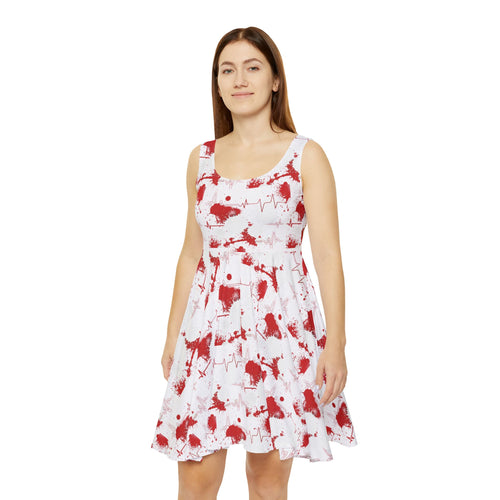 Blood Splatter Skater Dress