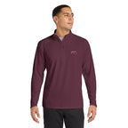 Quarter-Zip Pullover — Embroidered Pulse Logo