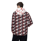 Blood Splatter Pattern Windbreaker Jacket