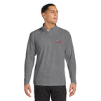 Quarter-Zip Pullover — Embroidered Pulse Logo