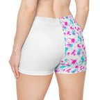 Split-Print Athletic Shorts — SDZ Pulse Splatter