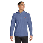 Quarter-Zip Pullover — Embroidered Pulse Logo