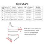 Heartbeat Print One-Shoulder High-Waisted Bikini