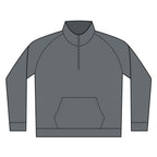 Embroidered Fish Logo Lightweight Fleece 1/4 Zip Pullover