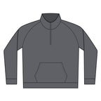Embroidered Fish Logo Lightweight Fleece 1/4 Zip Pullover
