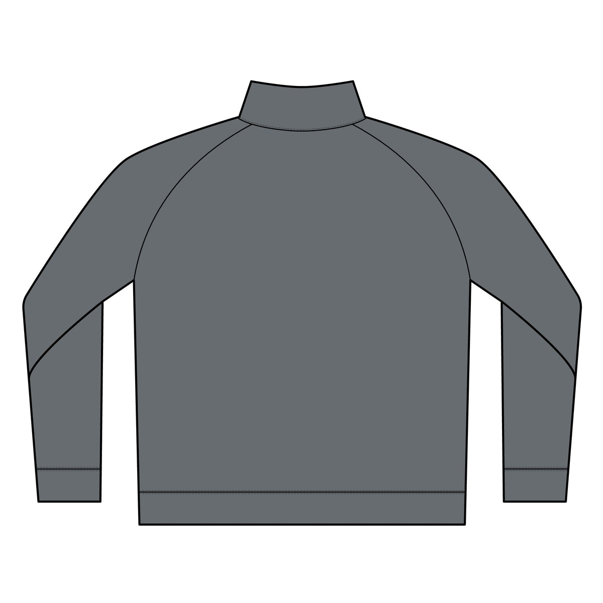 Embroidered Fish Logo Lightweight Fleece 1/4 Zip Pullover