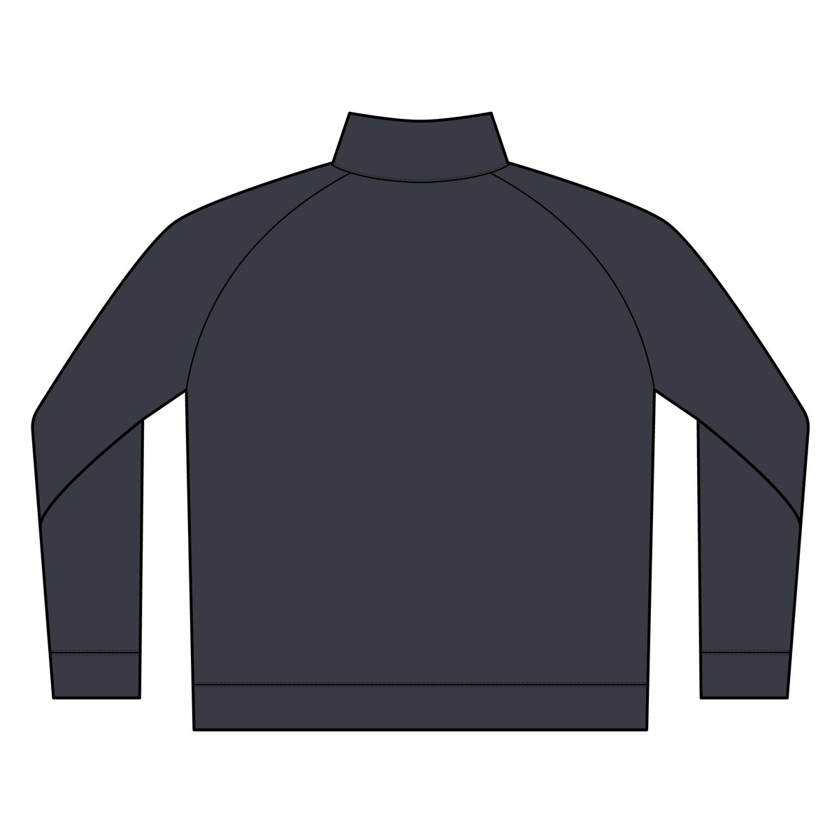 Embroidered Fish Logo Lightweight Fleece 1/4 Zip Pullover