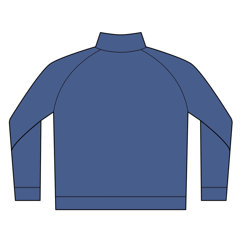 Embroidered Fish Logo Lightweight Fleece 1/4 Zip Pullover
