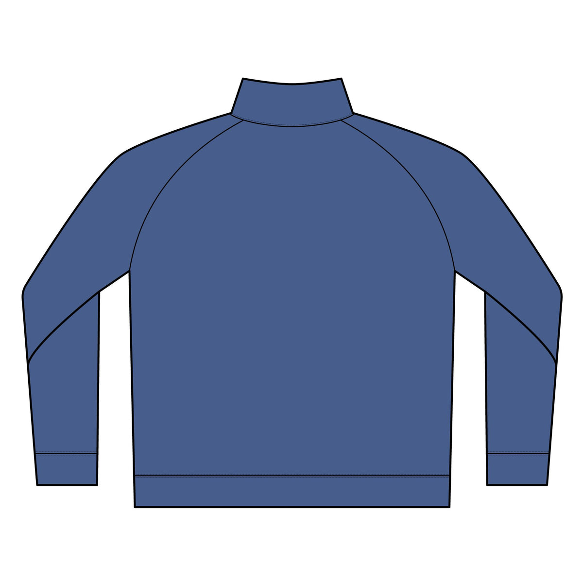 Embroidered Fish Logo Lightweight Fleece 1/4 Zip Pullover