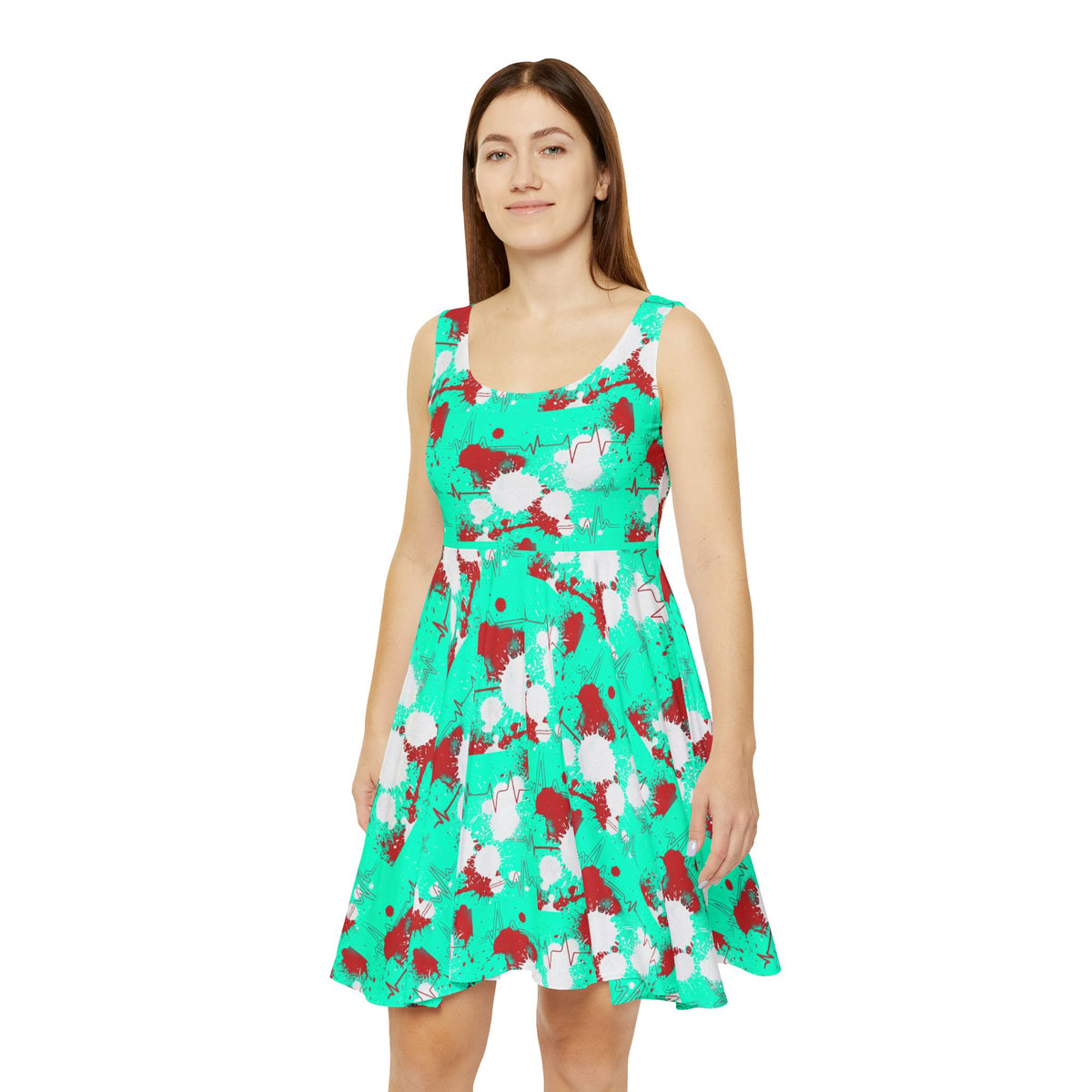Blood Splatter Skater Dress