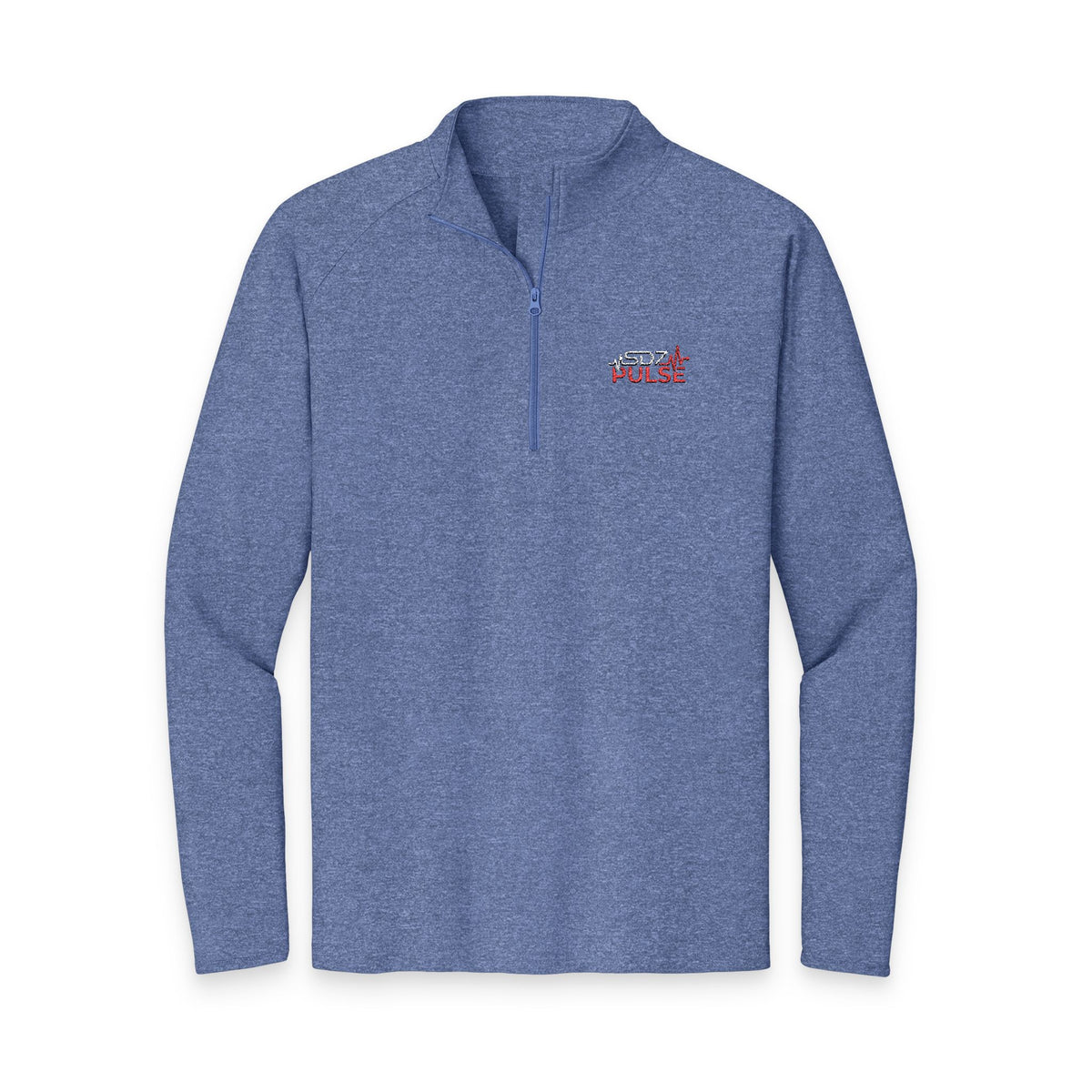 Quarter-Zip Pullover — Embroidered Pulse Logo