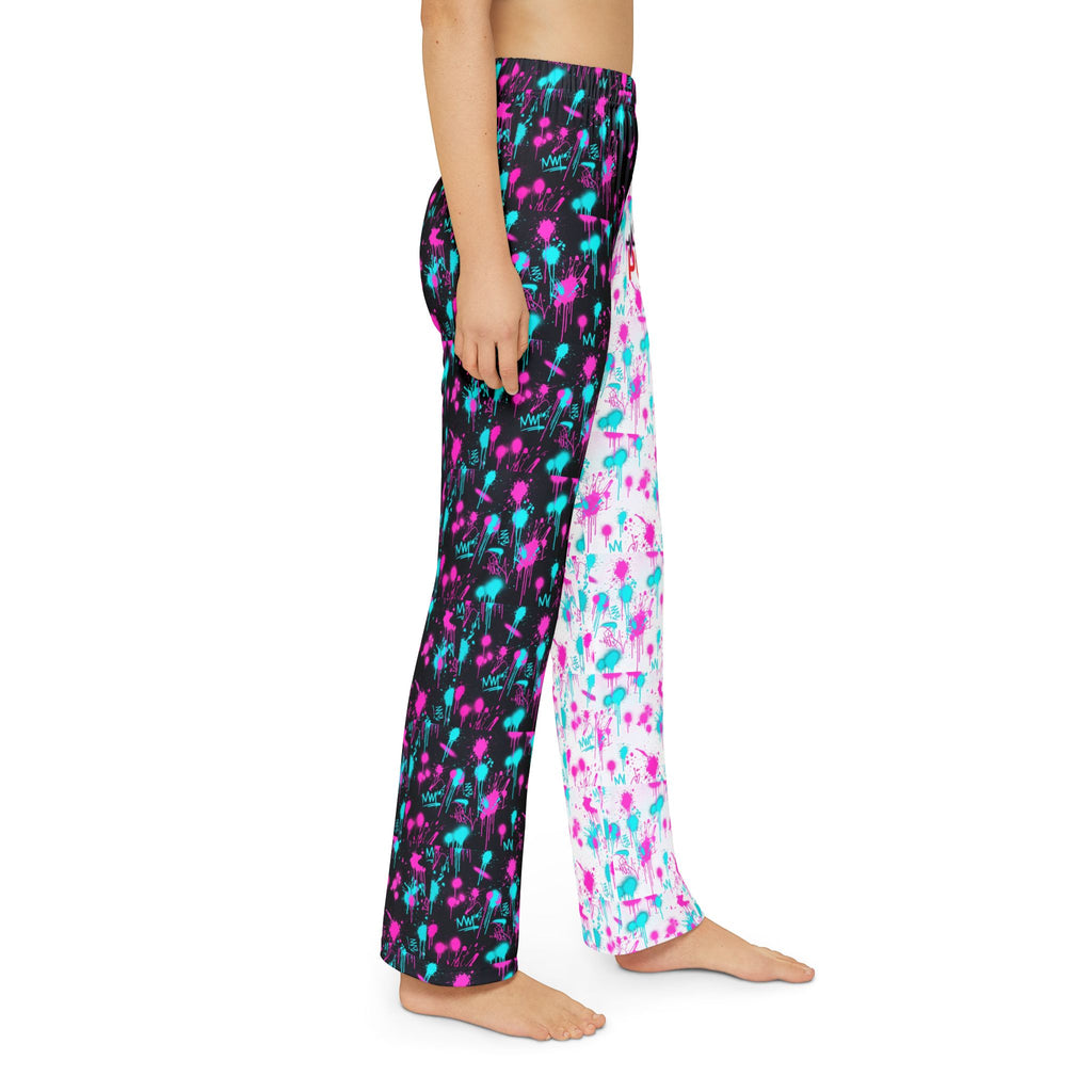 Kids Lounge Pants — Pulse Splatter Print
