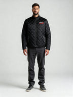 Quilted Men’s Full‑zip Jacket — on-model