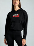 Hoodie — SDZ Pulse Stencil Camo Logo — on-model
