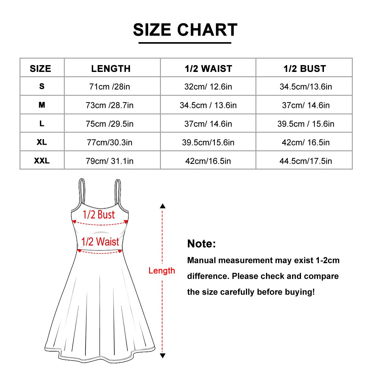Red & Black Splatter A-Line Slip Dress