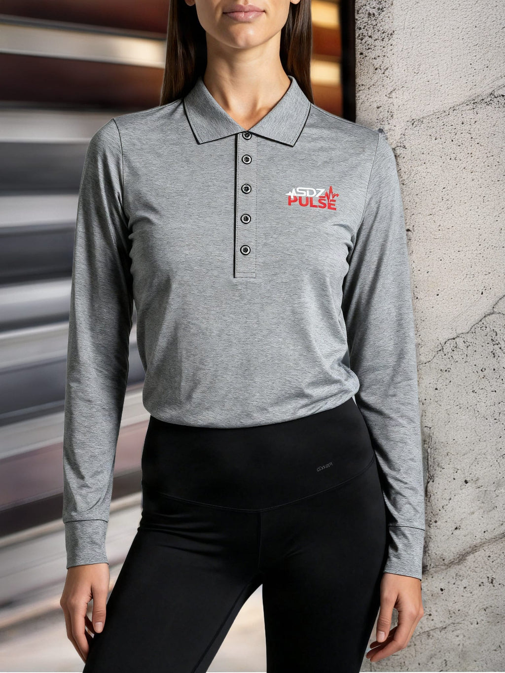 Long Sleeve Polo — lifestyle (street)